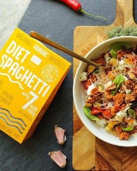 Diet-Food, bio makaron konjac shirataki, spaghetti, 300 g
