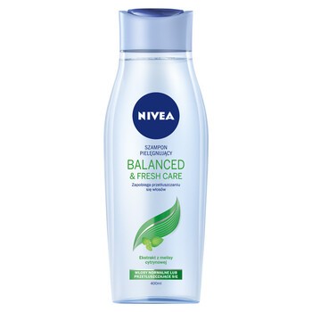Nivea Balanced & Fresh Energy, szampon do włosów przetłuszczających się, 400 ml