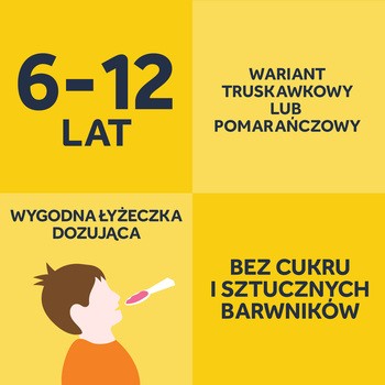 Nurofen dla dzieci Junior, 40 mg/ml, zawiesina doustna o smaku pomarańczowym, 100 ml