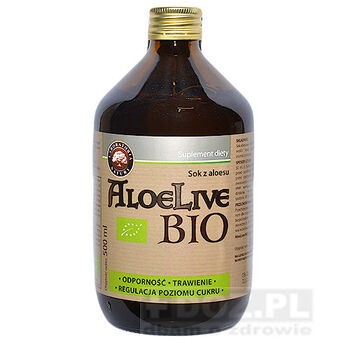 AloeLive BIO, sok z aloesu, 500 ml