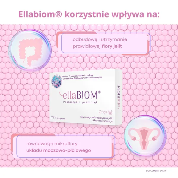 Пробиотик ellaBIOM с пребиотиком, 11 штаммов, микрофлора кишечника, 10 капсул — фото 3