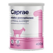 Caprae 1, mleko początkowe z mleka koziego, od urodzenia do 6. miesiąca życia, 400 g https://azcdn.doz.pl/image/d/product/a9652043-scale-180x180.png