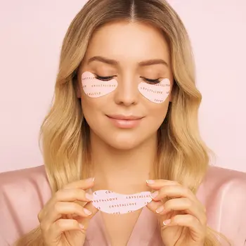 Crystallove, silikonowe płatki pod oczy, wielorazowe, 4 szt.