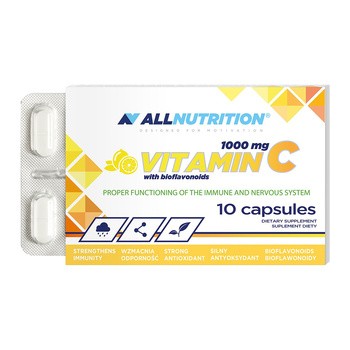 Allnutrition Vitamin C 1000 mg with bioflavonoids, kapsułki, 10 szt.