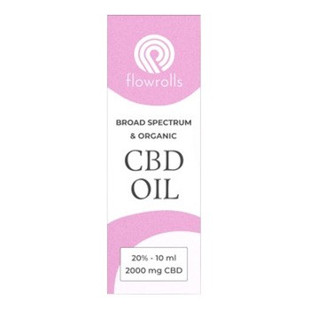 Flowrolls, Olejek konopny, Broad Spectrum CBD 20%, 10 ml