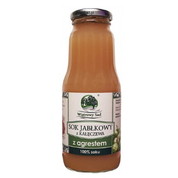 Wiatrowy Sad, sok jabłkowy z agrestem, 300 ml