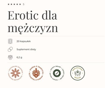 Gorvita Erotic, kapsułki dla mężczyzn, 20 szt.