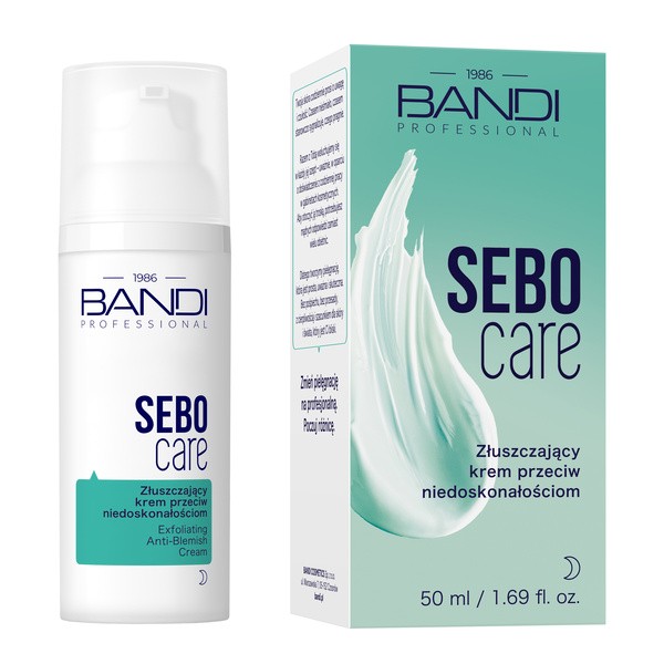 Bandi Professional Bandi Sebo Care, złuszczający krem redukujący niedoskonałości na noc, 50 ml
