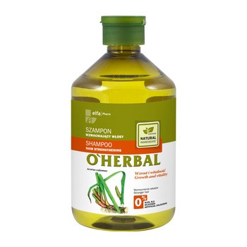 O`Herbal, szampon wzmacniający włosy, ekstrakt z korzenia tataraku, 500 ml