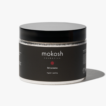 Mokosh, sól do kąpieli i peelingu Żurawina, 600 g