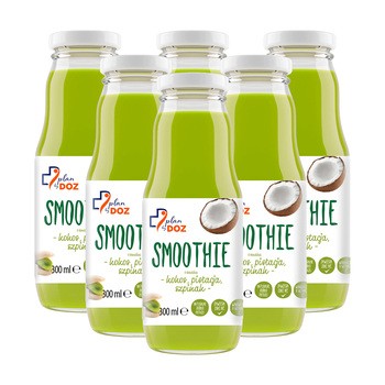 Zestaw 6x Plan by DOZ Smoothie, kokos+pistacja+szpinak