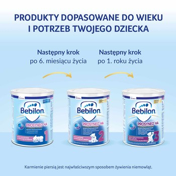 Bebilon Prosyneo HA 1, mleko początkowe dla niemowląt od urodzenia, 400 g