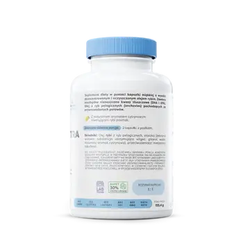 Osavi, Omega-3 Extra 1300 mg, smak cytrynowy, kapsułki miękkie, 120 szt.