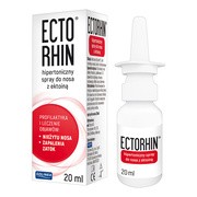 Ectorhin, spray do nosa z ektoiną, hipertoniczny, 20 ml