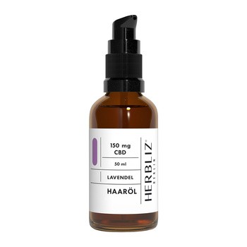 Herbliz, lawendowy olejek do włosów z CBD, 50 ml