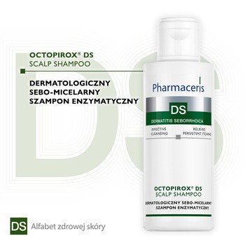 Pharmaceris DS, dermatologiczny sebo-micelarny szampon enzymatyczny, 125 ml