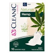Cleanic Naturals Organic Cotton&Hemp, podpaski higieniczne, night, 10 szt. https://azcdn.doz.pl/image/d/product/3214bdbd-scale-180x180.png