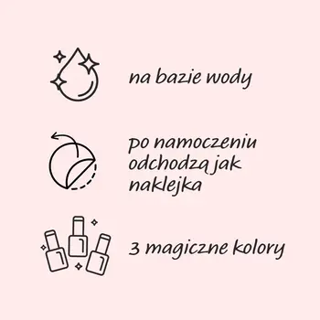 Maga Cosmetics, Teen Drops Rockstar V.01, zestaw lakierów do paznokci, 6 x 6 ml