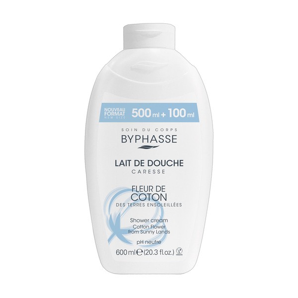Byphasse Byphasse Caresse, krem pod prysznic z ekstraktem z nasion bawełny, 600 ml — Inhaltsstoffe und Bewertung