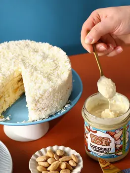 Good Noot Coconoot, krem z kokosem i migdałami z kawałkami orzechów bez dodatku cukru, 300 g