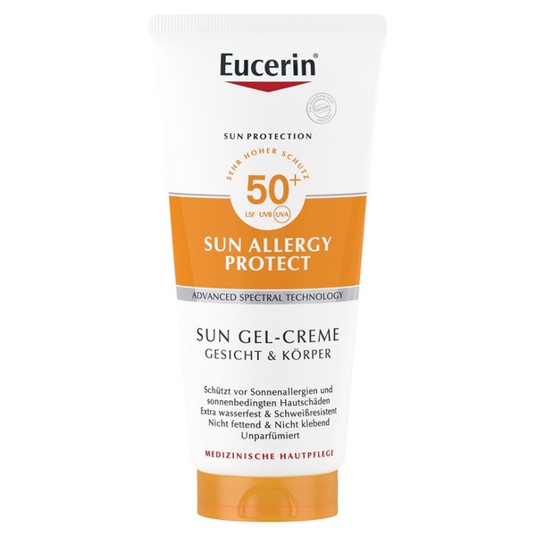 Eucerin Eucerin Sun Allergy Protect, Gel-Schutzcreme für Gesicht und Körper, SPF 50+, 200 ml — Inhaltsstoffe und Bewertung