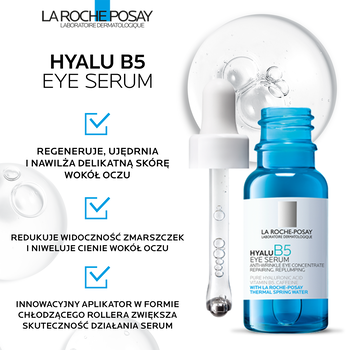 La Roche-Posay Hyalu B5 Eye Serum, do skóry okolic oczu, 15 ml