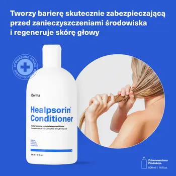 Healpsorin Conditioner, odżywka do włosów, delikatna, 500 ml