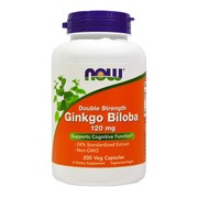 alt Now Foods Ginkgo Biloba Double Strength 120 mg, kapsułki, 200 szt.