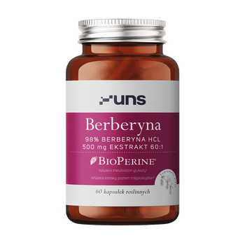 Uns Berberyna + Bioperine, kapsułki, 60 szt.