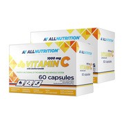 Zestaw 2 x Allnutrition Witamina C 1000 mg z bioflawonoidami, kapsułki, 60 szt.