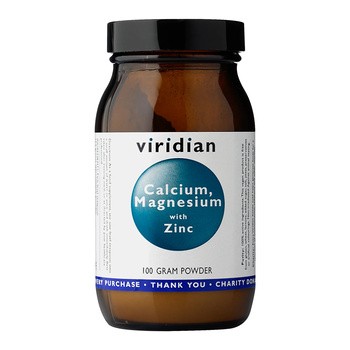 Viridian, Wapń, Magnez, Cynk, proszek, 100 g