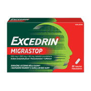 Excedrin MigraStop, 250 mg + 250 mg + 65 mg, tabletki powlekane, 10 szt.