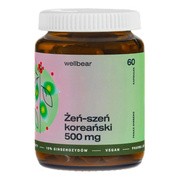 Wellbear Żeń-szeń koreański (Panax ginseng) 500 mg, kapsułki, 60 szt. https://azcdn.doz.pl/image/d/product/e4d5338a-scale-180x180.png