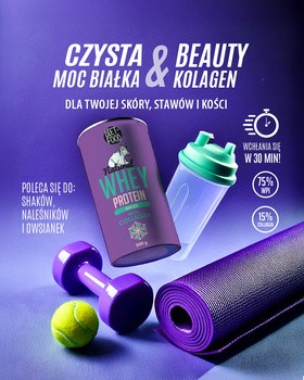 Diet-Food, Whey Protein Izolat, białko serwatkowe z kolagenem, 500 g