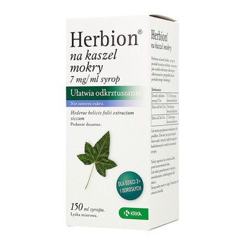 Herbion na kaszel mokry, 7 mg/ml, syrop, 150 ml