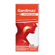 alt Gardimax medica spray, (20 mg + 5 mg)/10 ml, aerozol do stosowania w jamie ustnej, 30 ml