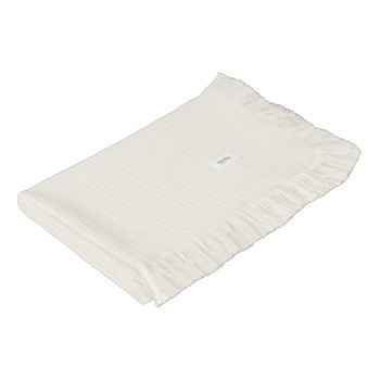 Lionelo Muslin Blanket, niemowlęcy kocyk muślinowy, Natural Cream, 1 szt.