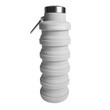 GymBeam BeastPink, składana butelka na wodę 500 ml, szara, 1 szt.