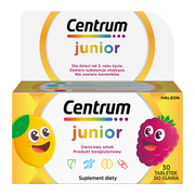 Centrum Junior witaminy dla dzieci 3+, tabletki do ssania, 30 szt.