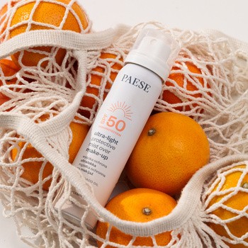Paese, ultralekka mgiełka ochronna na makijaż SPF50, 75 ml
