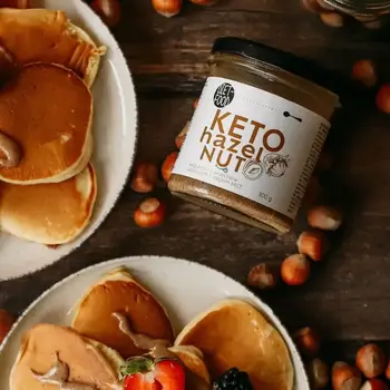 Diet-Food, Keto Krem z Orzechów Laskowych z Olejem MCT, 300 g