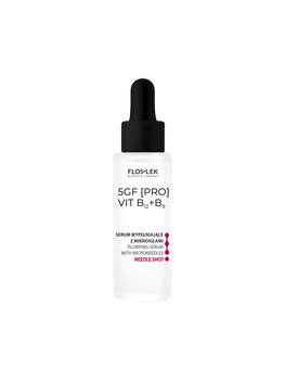 Flos-Lek Biotech Concept Needle Shot, serum wypełniające z mikroigłami do twarzy, 5GF [PRO] VIT B12+B9, 30 ml