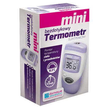 Termometr elektroniczny Mini, bezdotykowy, 1 szt.