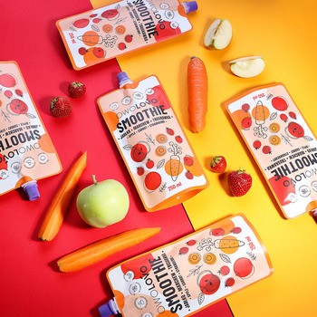 Owolovo Smoothie Jabłko-Marchew-Truskawka, 250 ml