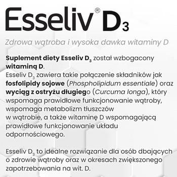 Esseliv D3, kapsułki, 50 szt.