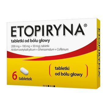 Etopiryna, tabletki,  6 szt.
