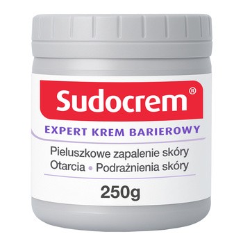 Sudocrem Expert, krem barierowy, pieluszkowe zapalenie skóry, otarcia, 250 g