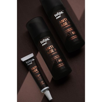 Tołpa Men Anti Age&Skin Barrier, krem przeciwzmarszczkowy pod oczy, 10 ml