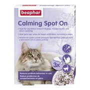 Beaphar No Stress Spot On, krople uspokajające dla kota, 3 x 0,4 ml