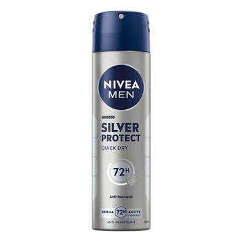 Nivea Men Silver Protect, antybakteryjny antyperspirant, spray, 150 ml